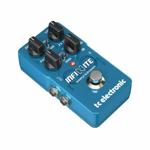 TC ELECTRONIC INFINITE SAMPLE SUSTAINER - педаль лупер/сэмплер с TonePrint, ревером, модуляцией 22mm 3 position momentary rotary switch auto reset selector rotary switch long handle la38 20bx33 momentary selector