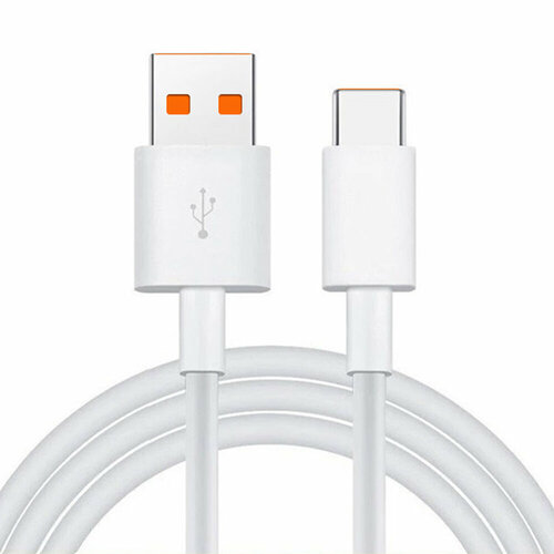 Usb кабель для быстрой зарядки Xiaomi 6A (USB - Type-C) белый кабель triple charge в футляре