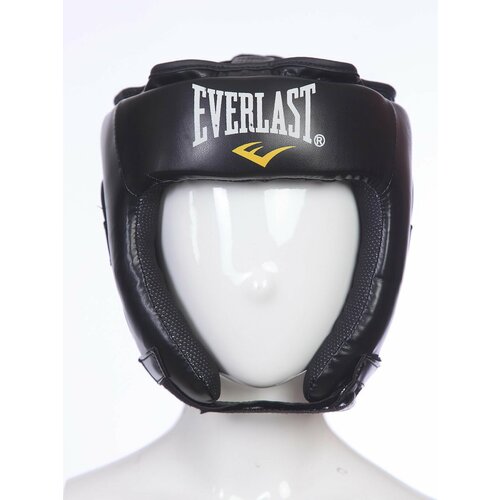 Боксерский шлем Everlast, шлем для бокса тренировочный, черный-XL