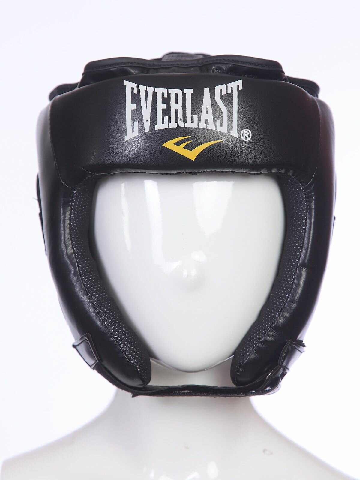 Боксерский шлем Everlast, шлем для бокса тренировочный, черный-XL
