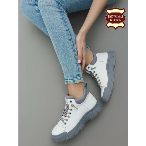 фото Ботинки brado, размер 39, серый, бежевый