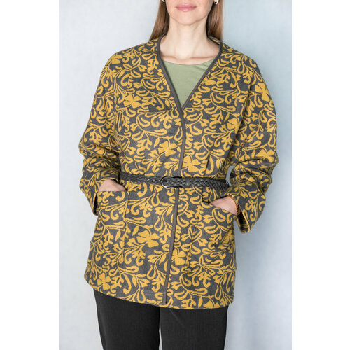 Пиджак Galar, размер 170-108-116, желтый, серый