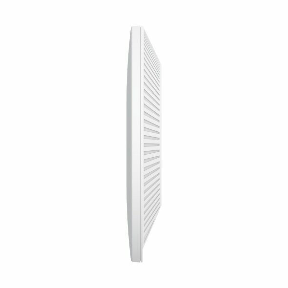 Точка доступа TP-LINK двухдиапазонная потолочная Omada с поддержкой Wi-Fi AX6000, 1 порт RJ45 2,5 Гбит/с, до 1148 Мбит/с на 2,4 ГГц + до 4804 М - фото №1