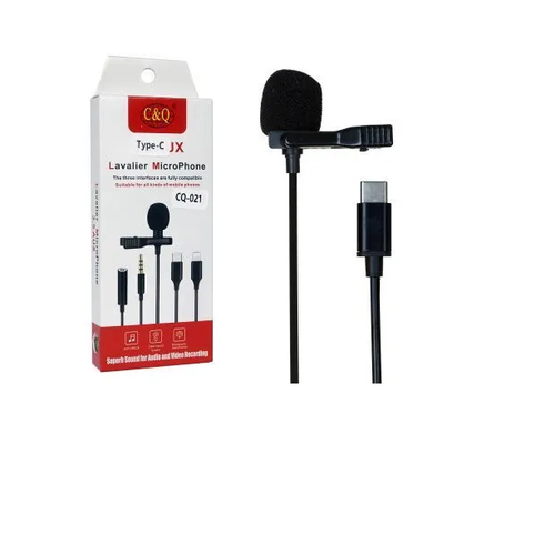 Микрофон прищепка петличный для Type-C CQ021 A3712 45000₽