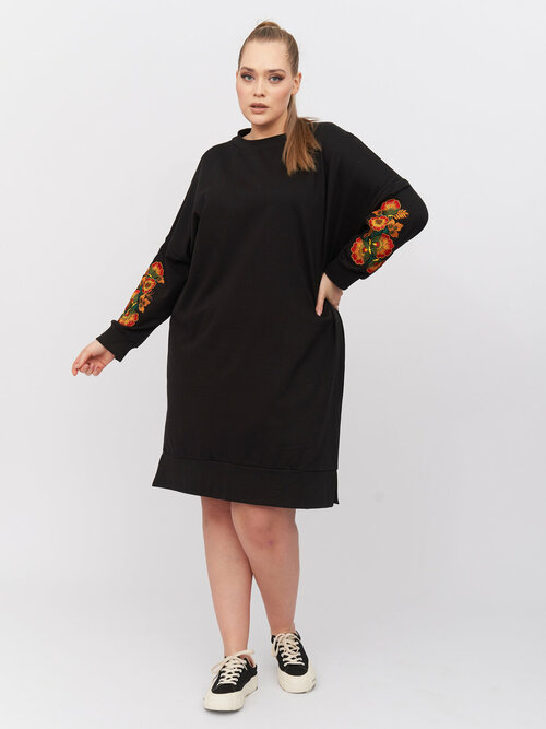 Платье Artessa, размер 72-74, черный