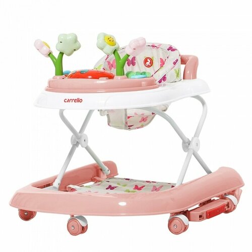 Ходунки CARRELLO Fiore CRL-9606, розовый ходунки прыгунки carrello oceano cr 9604 1 rose