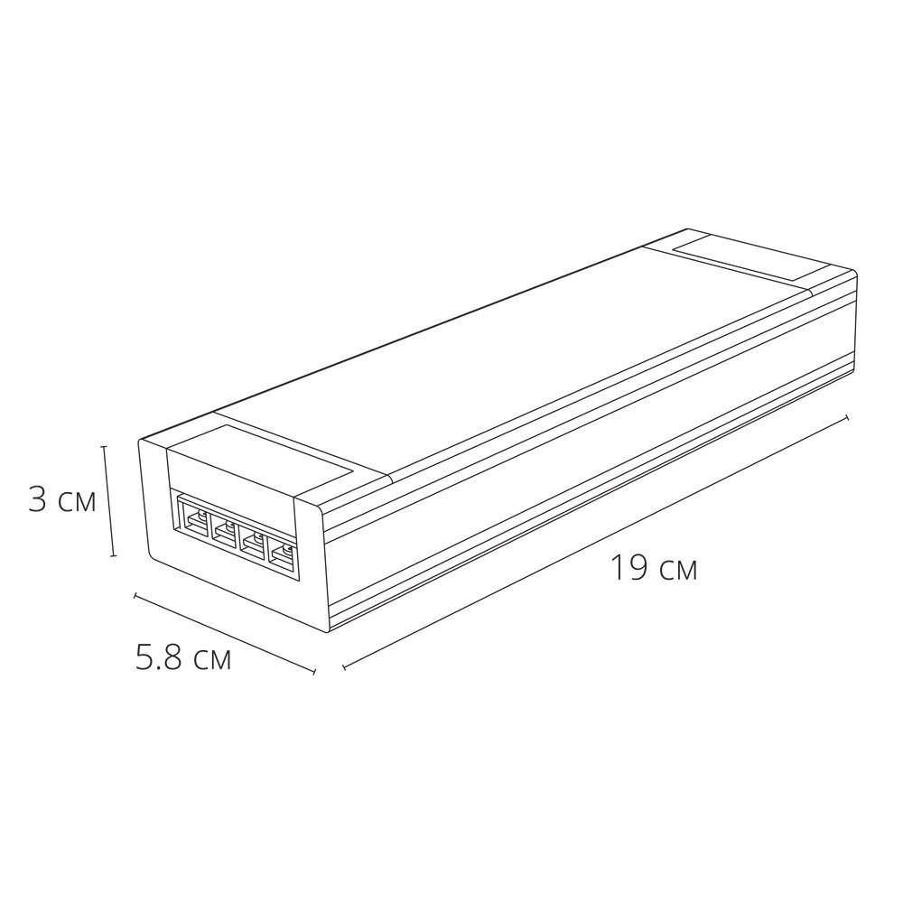 Блок питания 48V 150W 3.125А для светодиодных лент Arte Lamp PRO A481305 - фото №2