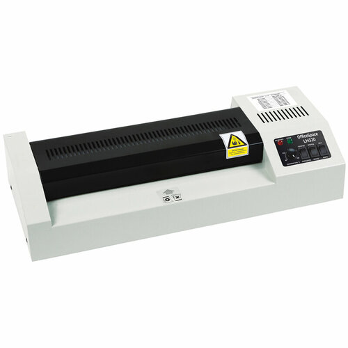 Ламинатор А3 для бумаги со скоростью 50 см в минуту / аппарат для ламинирования документов 50 - 250 мкм OfficeSpace LM320 / 4 вала
