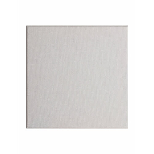 Холст на подрамнике 20х20 РамКом, грунтованный хлопковый для рисования, для акрила , масла, гуаши, темперы, белый квадратный хост