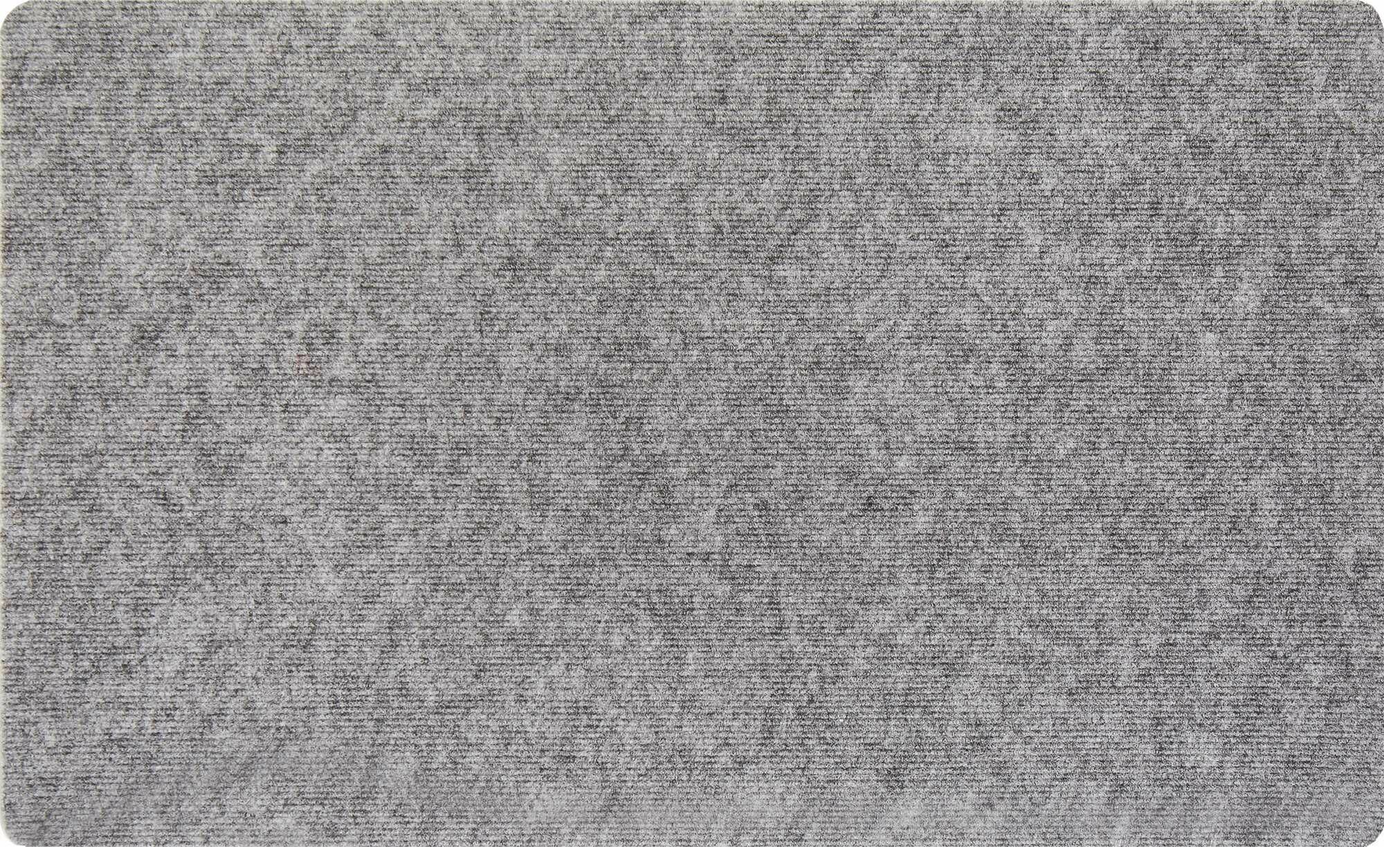 Коврик Флорт Офис 49x80 см полипропилен цвет серый