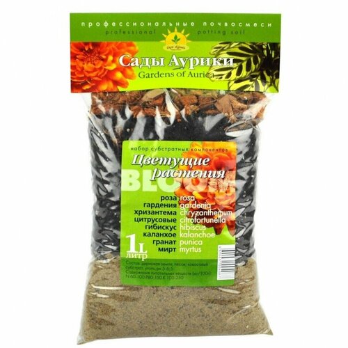 Сады Аурики - Субстрат и Удобрение для цветущих комнатных растений 185₽