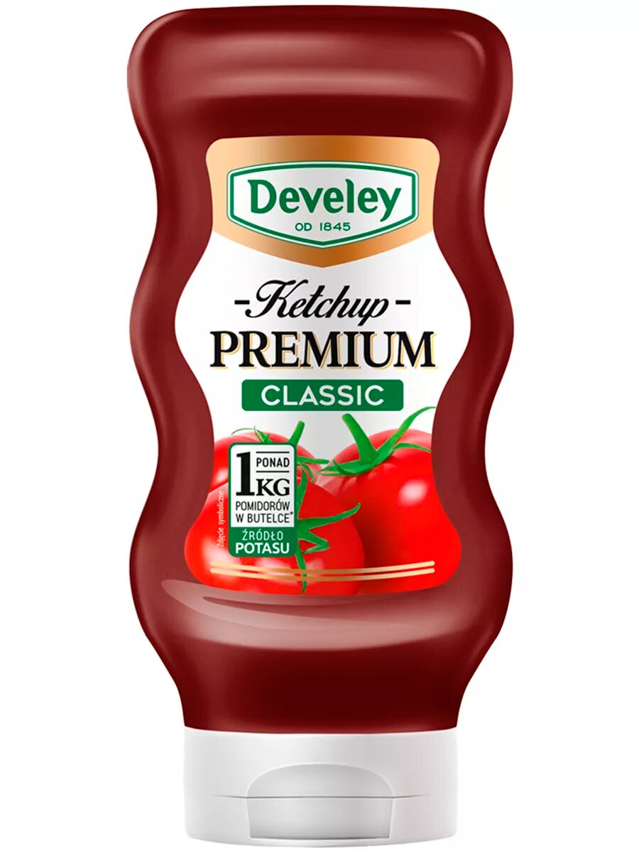 Кетчуп томатный Develey Premium "Классический", 460г