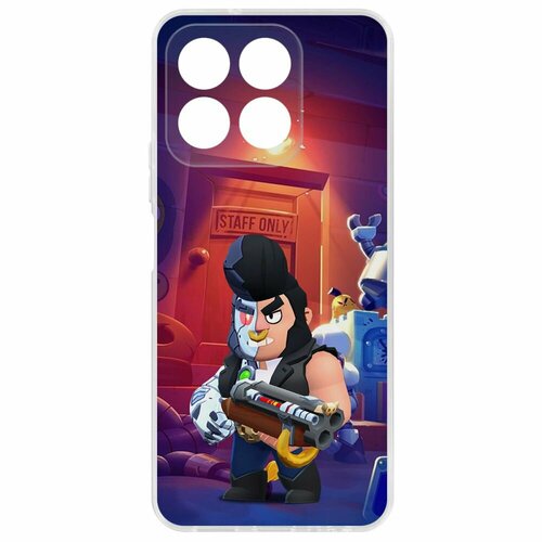 Чехол-накладка Krutoff Clear Case Brawl Stars-Б-800 для Honor X8b чехол накладка krutoff clear case brawl stars скуик для honor x8b