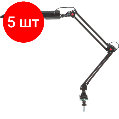 Комплект 5 штук Светильник ProMega jet 2003C G23 blаck 14132₽