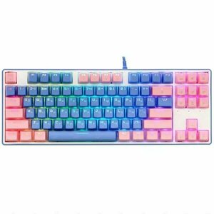 Игровая механическая клавиатура ARDOR GAMING Pathfinder, Kailh Red, 87 клавиш, RGB, проводная, синяя.