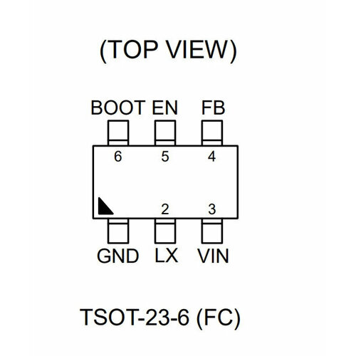 Микросхема RT6212BHRGJ6F 2V=