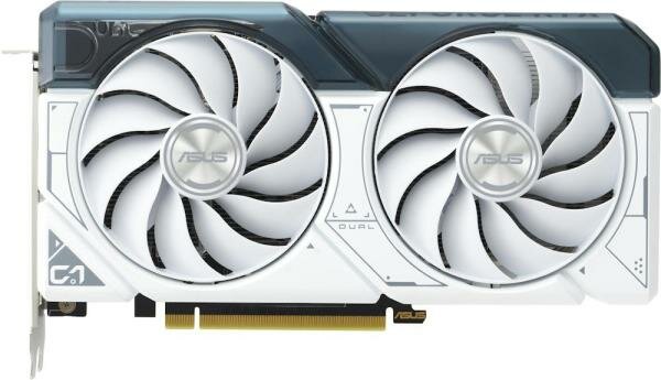 Видеокарта Asus PCI-E 4.0 DUAL-RTX4060-O8G-WHITE NVIDIA GeForce RTX 4060 8Gb 128bit GDDR6 2505/17000 HDMIx1 DPx3 HDCP Ret