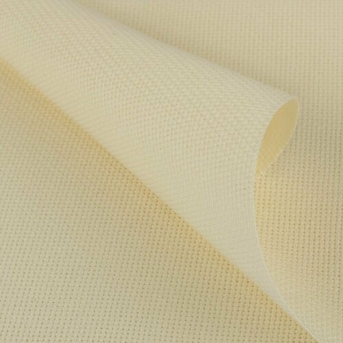 Канва для вышивания, Aida 18 ct, цвет: кремовый, 75х50 см, 100% хлопок