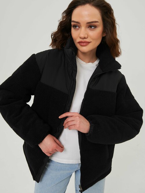 Куртка КАЛЯЕВ, размер 48, черный