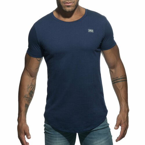 Футболка Addicted Basic U-Neck T-Shirt, размер L, синий майка addicted хлопок размер s белый
