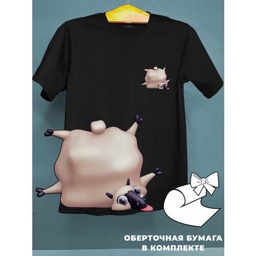 Футболка размер 52, черный