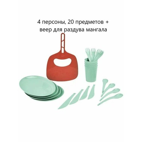 Наборы для пикника AESTHETIC зеленый зеленый, мятный