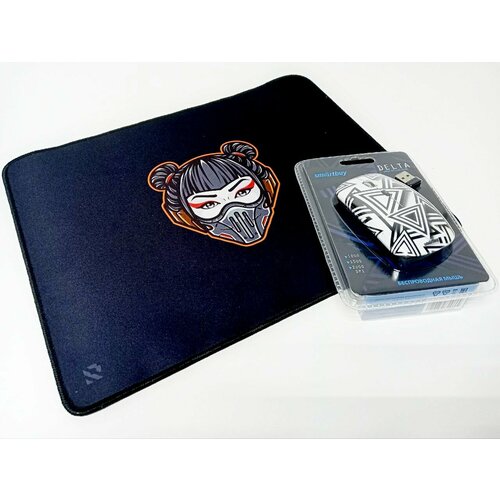 Подарочный набор два предмета Мышь беспроводная SmartBuy 327AG Delta коврик для мыши прорезиненный 85000₽