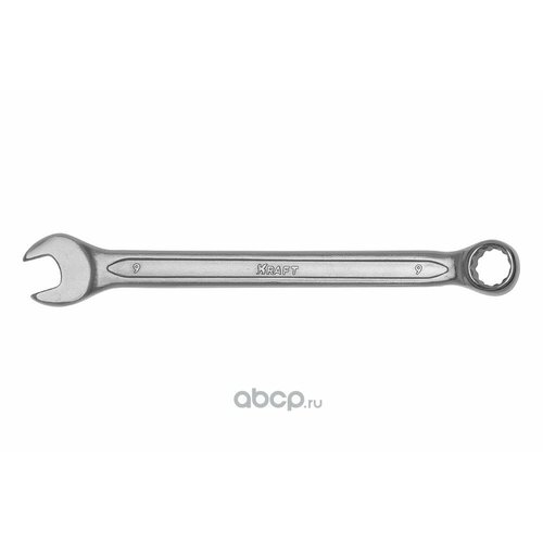 Ключ комбинированный 9 мм (Cr-V; хол. штамп, холд) KRAFT Kraft KT700503 ключ комбинированный 23 мм cr v хол штамп холд