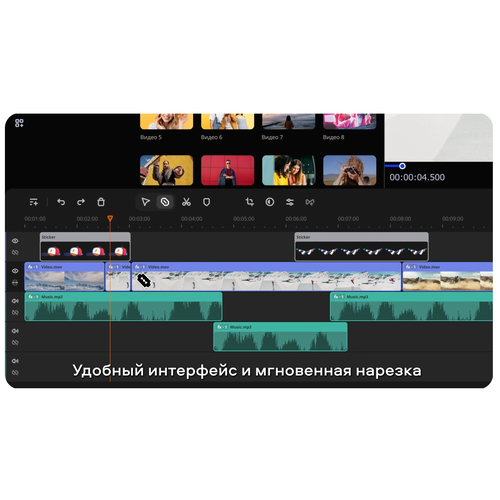 Movavi Video Suite 2024, бизнес лицензия, годовая подписка подписка электронно movavi screen recorder 2022 персональная лицензия годовая подписка