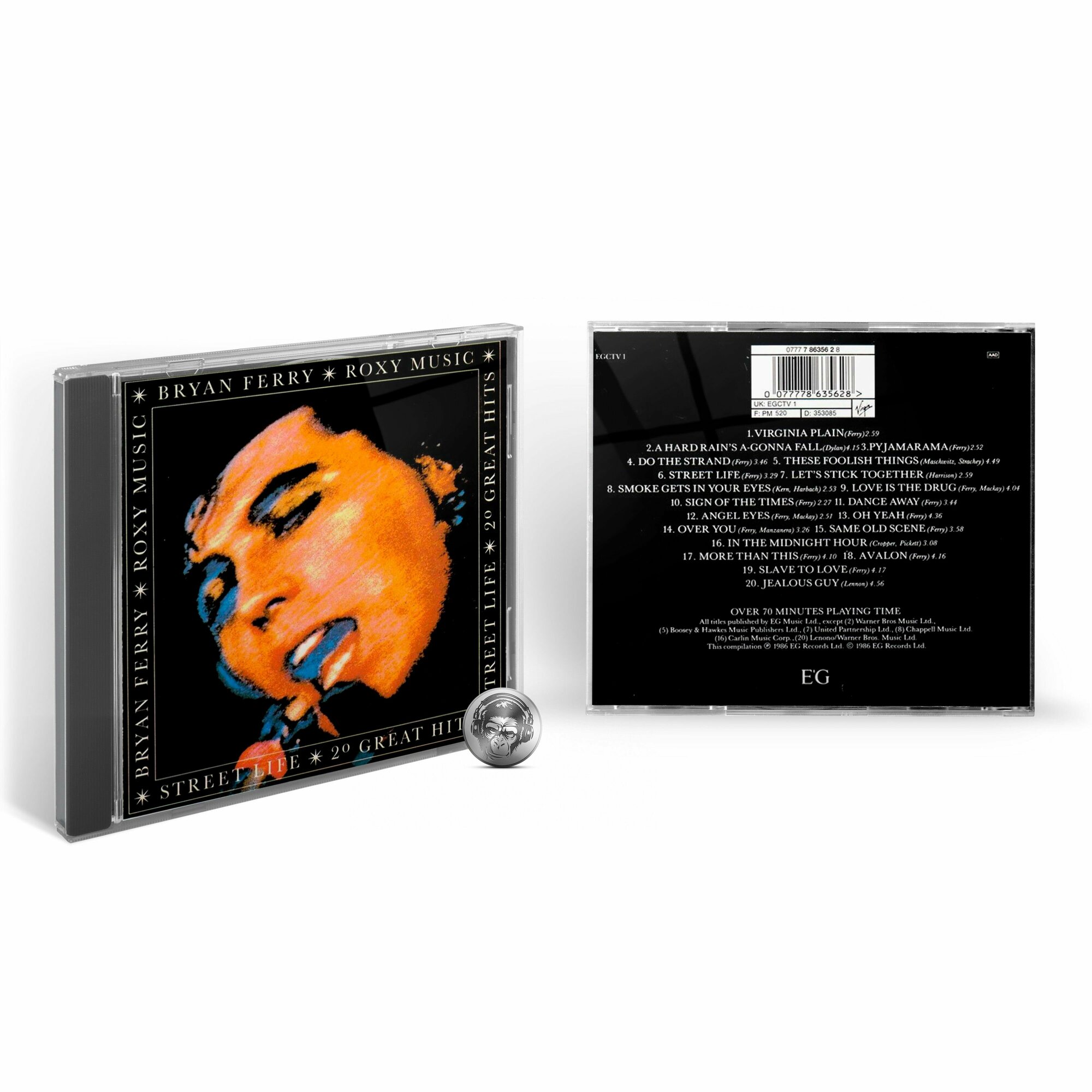Roxy Music - Street Life - 20 Greatest Hits (1CD) 1992 Jewel Аудио диск