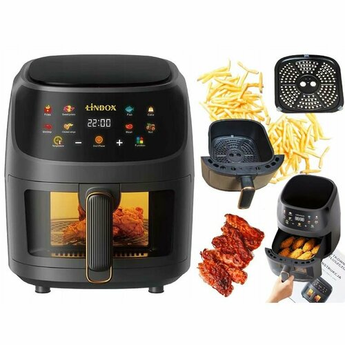 Аэрофритюрница Linbox Air65 5л 1400 Вт черная 1950000₽