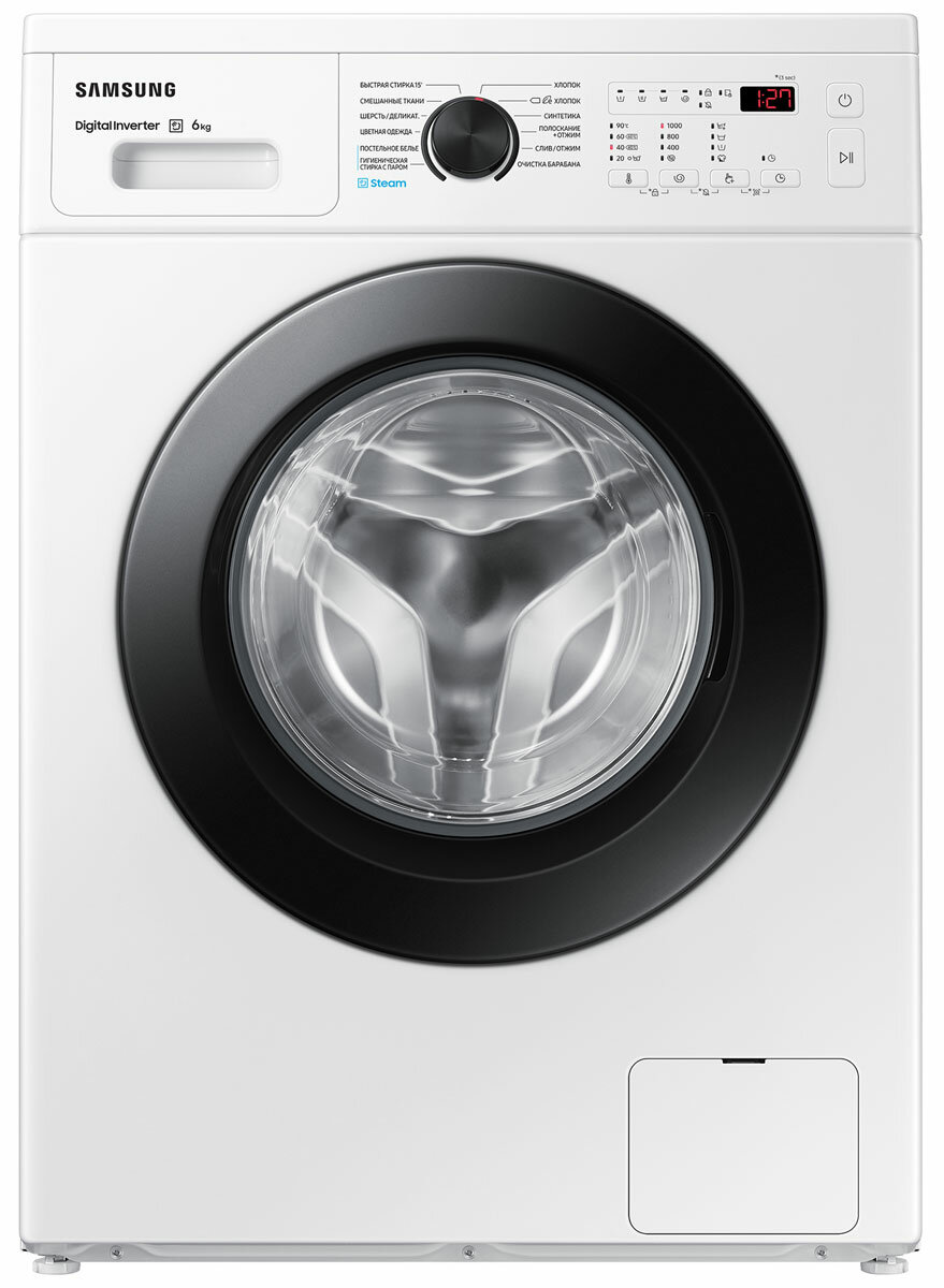 Стиральная машина Samsung WW60AG4S00CELD автомат 6 кг белый