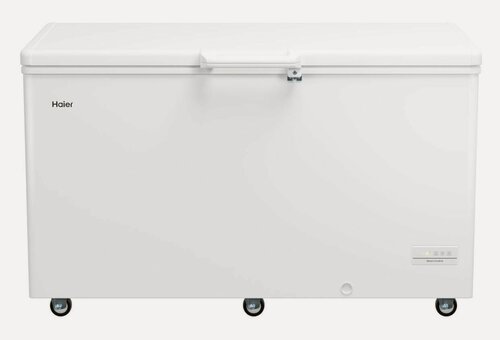 Изображение товара Морозильный ларь HAIER HCE430RFC на колесах с глухой крышкой, с подсветкой 424л, морозильник, белый