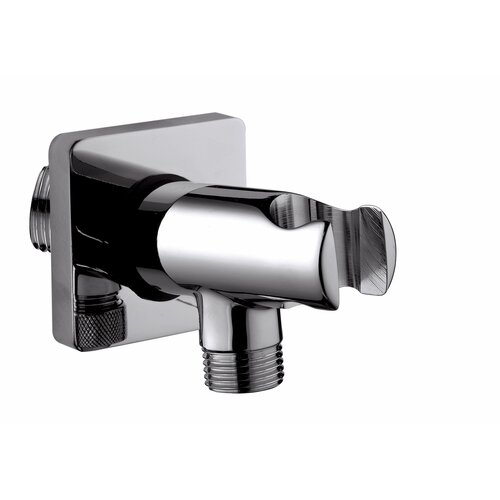 Держатель для душа Bossini с водорозеткой квадратный отражатель цвет хром CB4000030 4778₽