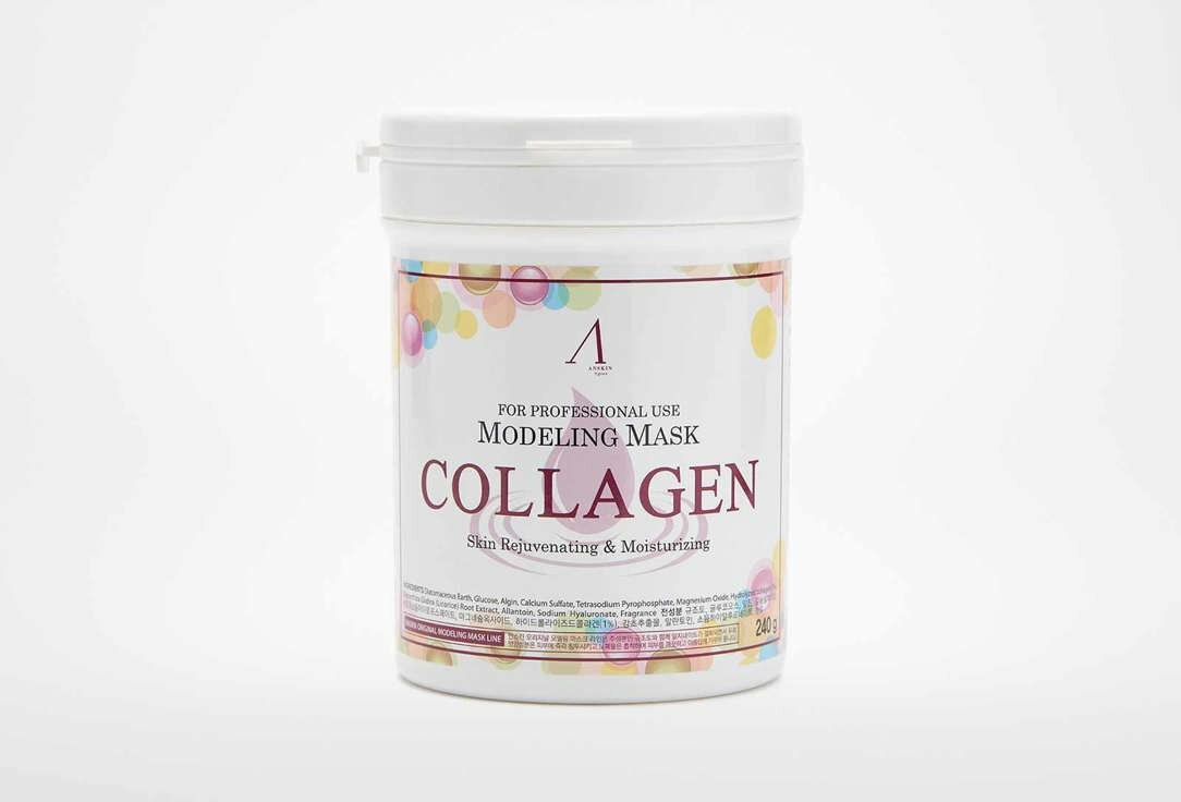 Маска укрепляющая с коллагеном ANSKIN Collagen Modeling Mask / вес 240 г