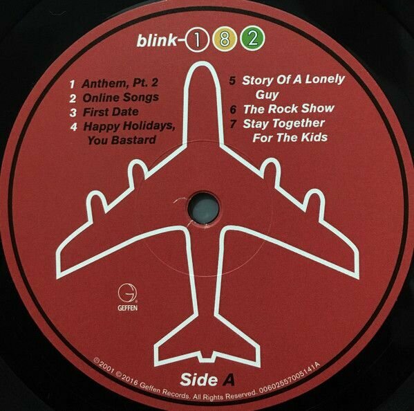 Виниловая пластинка Blink-182, Take Off Your Pants And Jacket (0602557005141) Universal Music - фото №3