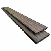 Набор террасных досок (2 шт.) из древесно-полимерного композита (ДПК) для скамьи 1,0м. Цвет - шоколад