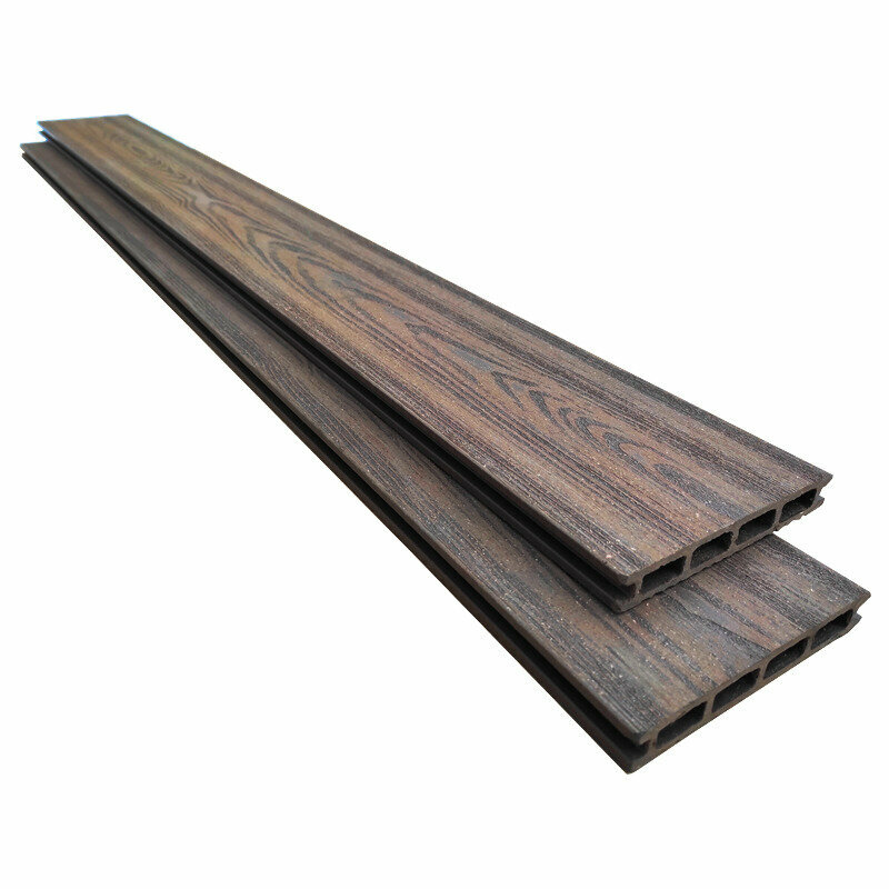Набор террасных досок (2 шт.) из древесно-полимерного композита (ДПК) для скамьи 12м. Цвет - Венге
