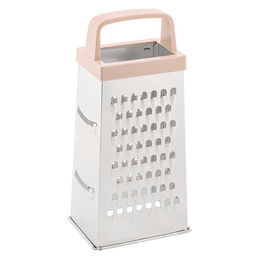 фото Vetta терка 4-х сторонняя 20см жесть, 2 цвета ручки