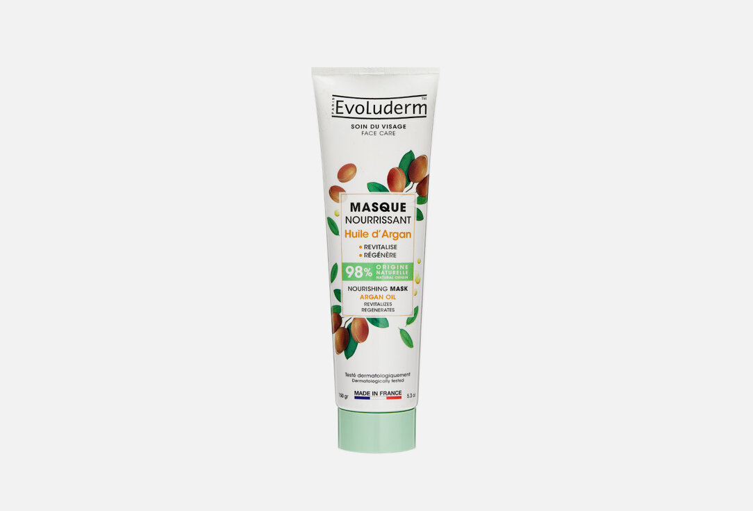 Маска для лица Evoluderm, Masque Nourrissant Huile d’Argan 150мл