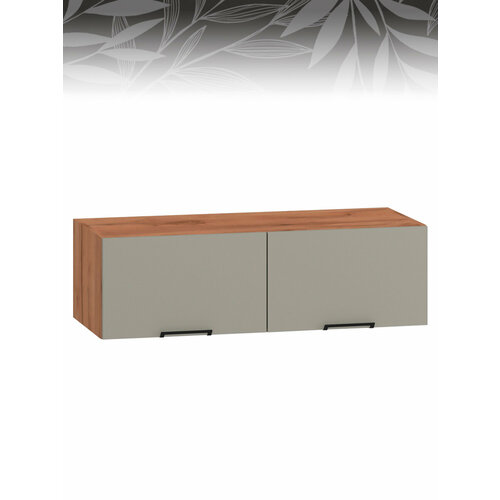 Полка антресоль навесная закрытая 100х418х30 см дуб бунраттисофт грин 7321₽