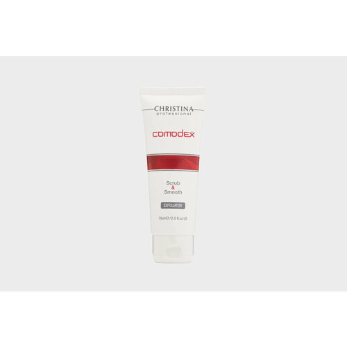 Выравнивающий скраб-эксфолиатор Christina, Comodex Scrub & Smooth Exfoliator 75мл скраб эксфолиатор для лица comodex scrub