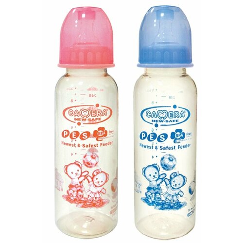Бутылочки для кормления малыша 2 шт. (13249)Пластик, розовый/голубой А