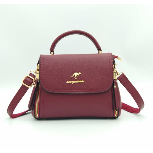 фото Сумка кросс-боди porfetto xuanyudaishu prft100209red, фактура зернистая, красный