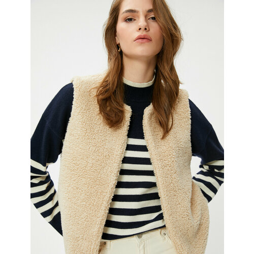 фото Жилет koton, размер 36, серый