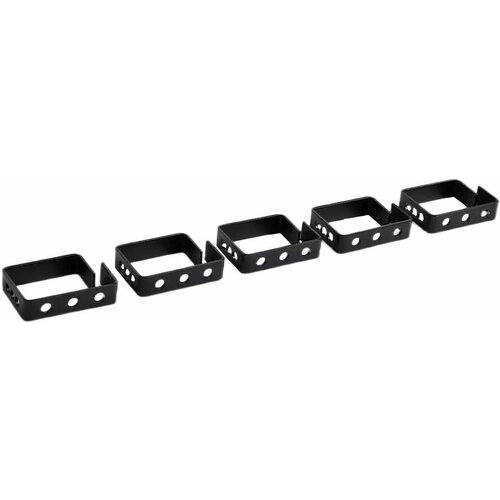 ЦМО Органайзер кабельный одинарный 65 45 мм 5 штук цвет черный СМ-9005-5 1415₽