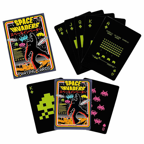 Игральные карты AQUARIUS Space Invaders Playing Cards Космические захватчики