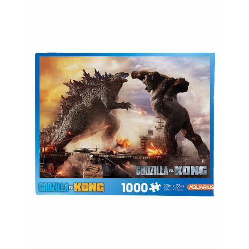 Пазл Aquarius Godzilla vs Kong 1000 элементов 1169647 раскраска годзилла против конга godzilla vs king kong лабиринты и задания 52 страницы