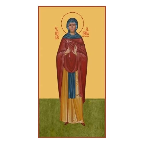 Икона Евгения Римская, Преподобномученица преподобномученица евгения римская икона на доске 13 16 5 см