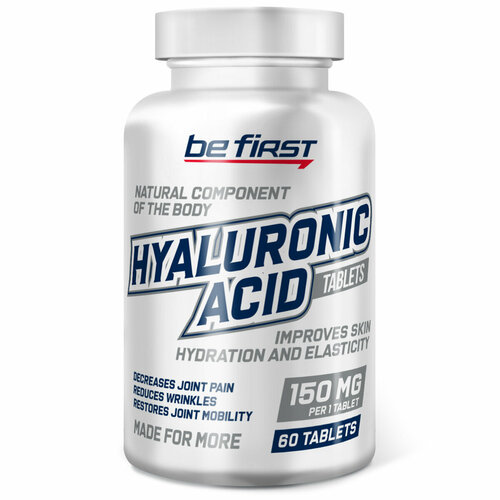 Препарат для укрепления связок и суставов Be First Hyaluronic Acid, 60 шт.